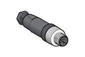 Anturitekniikka - TELEMECANIQUE SENSORS Plug m12  mal straight connector 4pin - XZCC12MDM40B