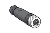 Anturitekniikka - TELEMECANIQUE SENSORS Liitin M12 5-napainen naaras suora metalli - XZCC12FDM50B