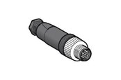Anturitekniikka - TELEMECANIQUE SENSORS Liitin M12 5-napainen uros suora metalli - XZCC12MDM50B
