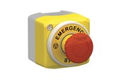 Painikkeet ja signaalilaitteet - Schneider Electric Emergency stop control station marked with iec symbols ø40 mm emergency stop and build-in LED with 2 colors (red/white) 2xnc + 1xno 24v - XALK178W3B140G