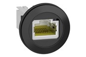 Painikkeet ja signaalilaitteet - Schneider Electric Rj45 port for ø22 mm mounting for Ethernet female/female connector on both sides - XB5PRJ45