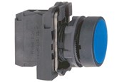 Painikkeet ja signaalilaitteet - Schneider Electric Harmony push button complete with spring return and flat touch surface in blue color 1xno xb5aa61 - XB5AA61