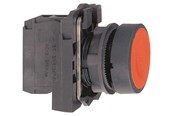 Painikkeet ja signaalilaitteet - Schneider Electric Harmony push button complete with spring return and flat touch surface in red color 1xnc xb5aa42 - XB5AA42