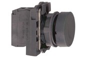 Painikkeet ja signaalilaitteet - Schneider Electric Harmony push button complete with spring return and flat touch surface in black color 1xno xb5aa21 - XB5AA21
