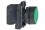 Painikkeet ja signaalilaitteet - Schneider Electric Harmony push button complete with spring return and flat touch surface in green color 1xno xb5aa31 - XB5AA31