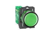 Painikkeet ja signaalilaitteet - Schneider Electric Wireless and batteryless push button plastic Vihreä ø22 spring return with transmitter - ZB5RTA3