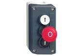 Painikkeet ja signaalilaitteet - Schneider Electric 3 painikkeen ohjauslaatikko - XALD328