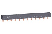 Sähkökeskustarvikkeet - Schneider Electric Acti9 comb busbar - 3l+n - 18 mm pitch - 12 modules - 100 A - A9XPH412
