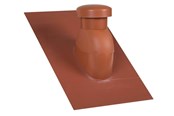 Katto ja julkisivu - Easy Flex Roofing Sabetoflex roof hood 5-45° ø125 red pib - UN331250545