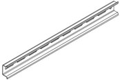 Kytkentärasiat ja -kotelot - Cubic Korkea DIN-kisko 2 moduulia - 1054-0200