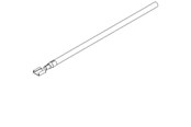 Kytkentärasiat ja -kotelot - Tabula Wire 6mm Sininen l=480mm - 220E5151