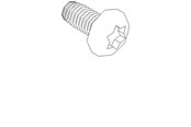 Kytkentärasiat ja -kotelot - Eaton Screw m5x10 DIN 7500 - 220J3587