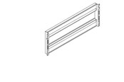 Kytkentärasiat ja -kotelot - Tabula Escutcheon plate 3x1m - 220E3031