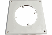 Ventilation - Fremex cover plate 165x165mm ø80/100 Valkoinen - 832.49.1651.9