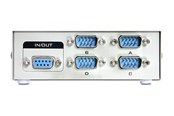 Kytkimet - DeLOCK Sarjakytkin RS-232 4-porttinen manuaalinen - 87589