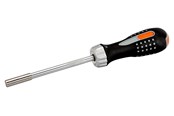 Käsityökalut - BAHCO Ratcheting screwdriver bits incl. ph 1 ph 2 pz 1 pz 2 slotted 4.5 and 5.5 - 808050