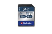 Muistikortti - Verbatim PRO U3 SD - 90MB/s - 64GB - 47022