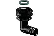 PEX-järjestelmät - Uponor q&e elbow adapter 90° swivel nut ppsu Musta 16 mm x 12 - 1038037