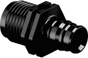 PEX-järjestelmät - Uponor q&e adapter male thread ppsu black 20 x 34 - 1008663