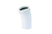 Viemäröinti - Wavin Wafix pp bend 15° x 32 mm Valkoinen - 1440300