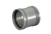 Viemäröinti - Wavin Wafix pp double socket ø110 mm Harmaa - 1450240