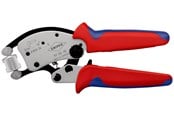 Työkalut putkitöihin - KNIPEX Twistor®16, itsesäätyvät puristuspihdit päätehylsyille, käännettävällä puristuspäällä - 97 53 18