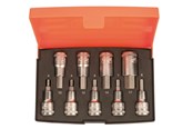 Työkalut - BAHCO 1/2 socket set w/hexagonal bits 9pcs 4-17mm - S9HEX