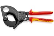 Käsityökalut - KNIPEX Kaapelileikkuri, (Räikkäperiaate) - 95 36 280