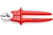 Käsityökalut - KNIPEX Kaapeleleikkurit, Kahvat ruiskutettu muovilla - 95 06 230