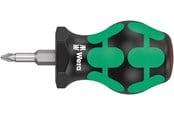 Työkalut - Wera 350 kpl Phillips-päätyinen Stubby/kaasutinsäädinruuvimeisseli PH 1 x 25 mm - 05008850001