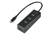 USB hub - AXAGON HUE-S2C - keskitin - 4 porttia USB hub - 4 porttia - USB 3.2 - Musta - HUE-S2C
