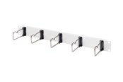 Lisätarvikkeet - DIGITUS DN-97666 - cable management panel with rings - 1U - 19" - DN-97666