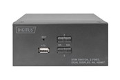 KVM-kytkimet - DIGITUS DS-12860 - KVM / ääni / USB-kytkin - 2 porttia - DS-12860
