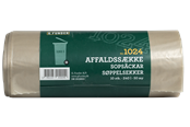 Siivous - G.Funder Container garbage bags for 120 liter container clear plastic 10 bags per roll - heavy duty quality - 5701137010249