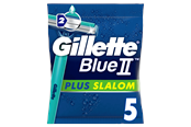 Parranajovälineet - Gillette BlueII Plus Slalom -Kertakäyttöhöylä 5 Kpl - 7702018466726