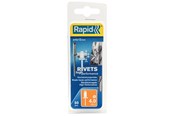 Teipit ja Liimat - Rapid Popniitit - Ø 4,0 x 12 mm - 50 kpl - 37502