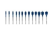 Poranterät & Ruuvauskärjet - Bosch Flat Milling Drill Bit Set Self-Cut 10-32 mm 13 Bits - 2608900336