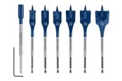 Poranterät & Ruuvauskärjet - Bosch FLADFRÄSEBORSÄT SELFCUT 16-32MM 7 KPL - 2608900334