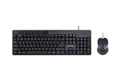 Näppäimistöt - Gembird KBS-UM-04 - keyboard and mouse set - US - black - Näppäimistö ja Hiirisetti - Englanti (US) - Musta - KBS-UM-04