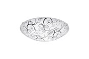 Valaisimet - EGLO MARGITTA 1 seinä / kattovalaisin, valkoinen, musta, kirkas - 96117