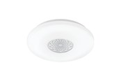 Valaisimet - EGLO CAPASSO 1 seinä / kattovalaisin, valkoinen, kromi - 96026
