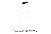 Valaisimet - EGLO LASANA 3 long table pendant LED black - 99317