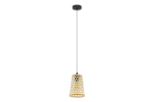Valaisimet - EGLO CLAVERDON riipusvalo, luonnollinen - 43252