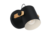 Valaisimet - EGLO HORNWOOD Seinävalaisin, ruskea - 43518