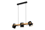 Valaisimet - EGLO HORNWOOD riipusvalo, ruskea - 43517