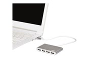 USB hub - PORT Designs PORT Yhdistä USB hub - 4 porttia - Harmaa - 900120