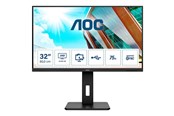 Näyttö - 31" AOC U32P2 4K UHD 75Hz kaiuttimilla ja USB-keskuksella. - U32P2