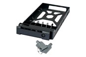 Tallennus - lisävarusteet - QNAP 2,5 tuuman HDD-kotelo avaimella lukittavalla mekanismilla. - TRAY-25-BLK01