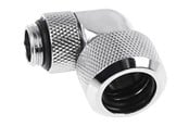 DIY Vesijäähdytys - Alphacool Eiszapfen 16 mm HardTube compression fitting 90° rotatable G1/4 - liquid cooling system compression angled fitting - 17394