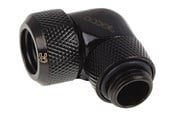 DIY Vesijäähdytys - Alphacool Eiszapfen 13 mm HardTube compression fitting 90° rotatable G1/4 - liquid cooling system compression angled fitting - 17393